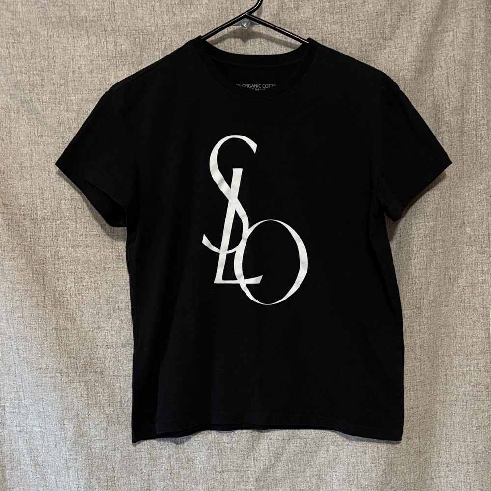 Oliver Logan Organic Cotton T-Shirt with White Logo